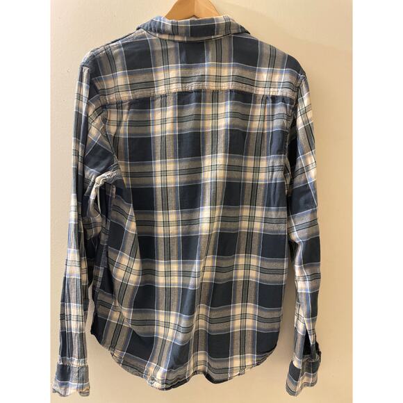 Lucky Brand‎ Mens Size Medium Button Down Long Sleeve Dress Shirt Plaid - Picture 2 of 6